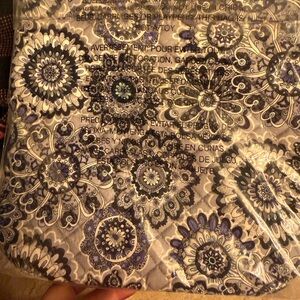 Vera Bradley Black and Gray Floral Crossbody Bag